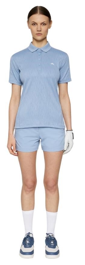 J.Lindeberg Izara damskie polo, niebieski