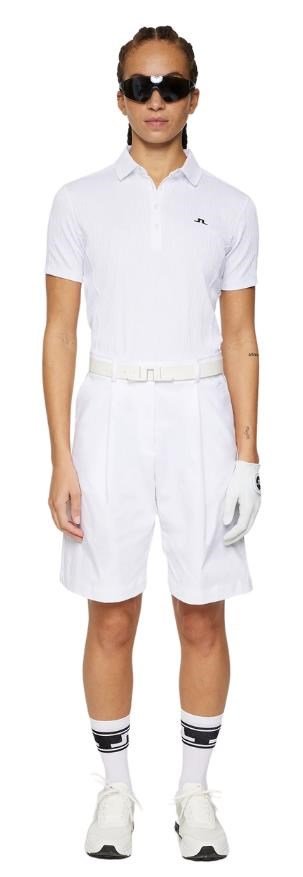 J.Lindeberg Izara damskie polo, białe