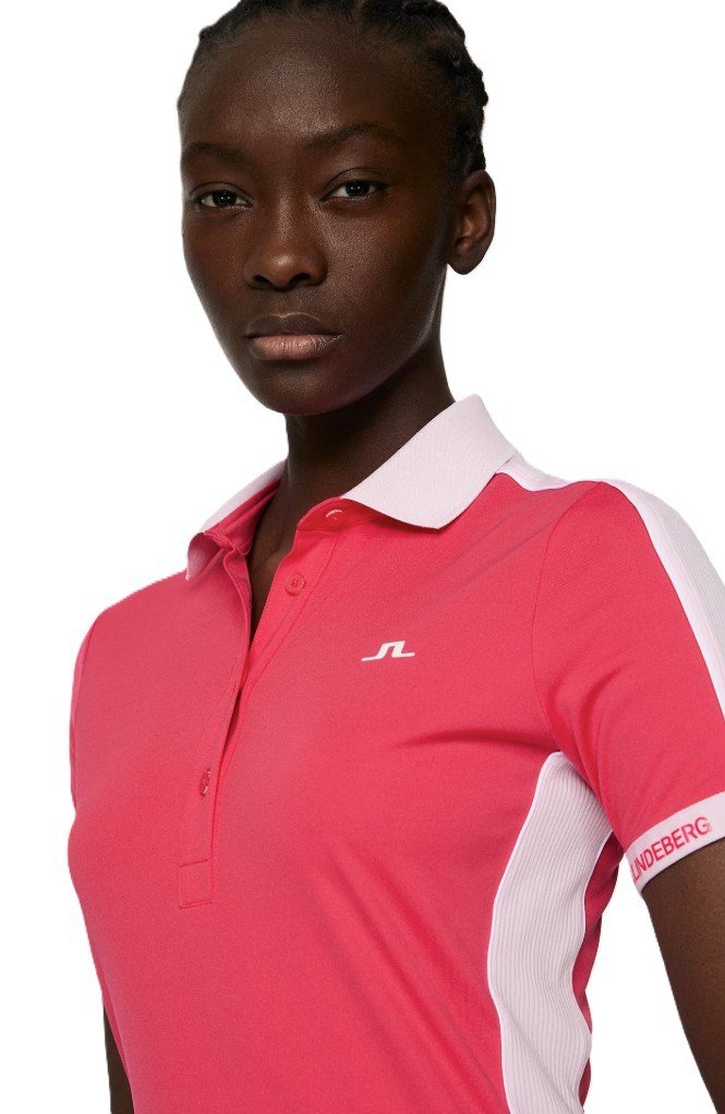 J.Lindeberg Demi damskie polo, azalea
