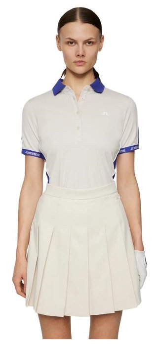 J.Lindeberg Demi damskie polo, moonbeam