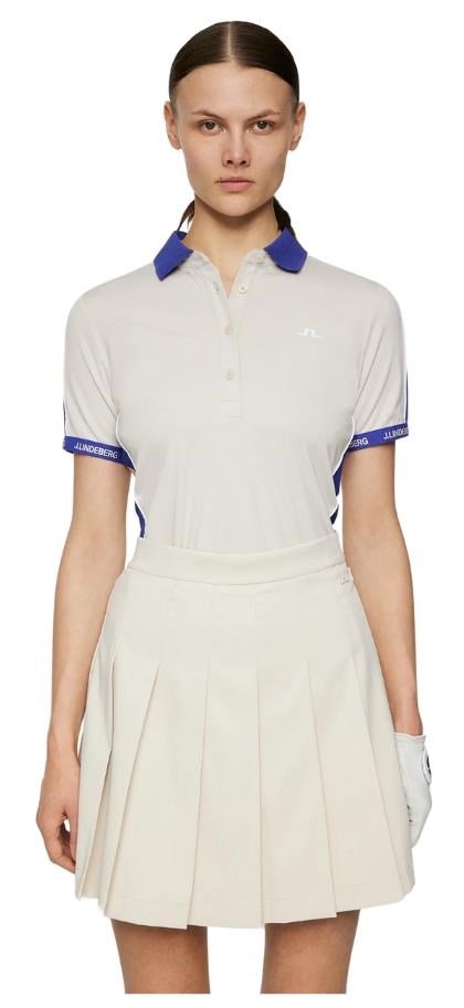J.Lindeberg Demi damskie polo, moonbeam