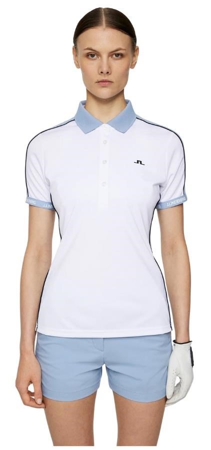 J.Lindeberg Demi damskie polo, białe