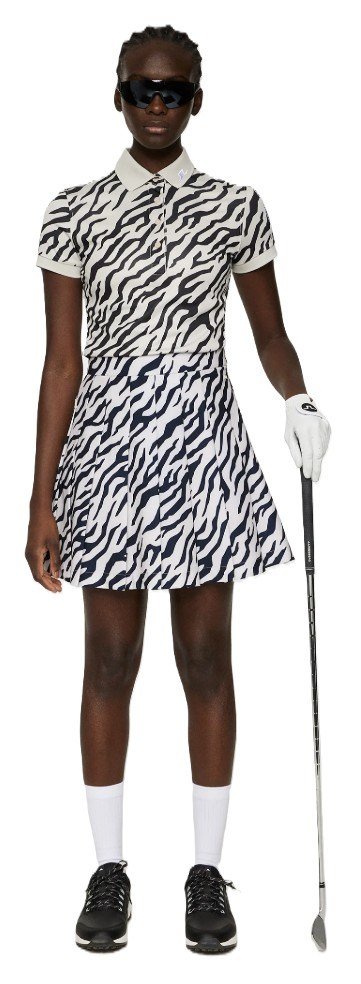J.Lindeberg Adina Print spódnica golfowa, tour tiger moonbeam