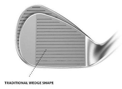 DEMO Callaway Jaws Raw Full Toe Chrome wedge, stal