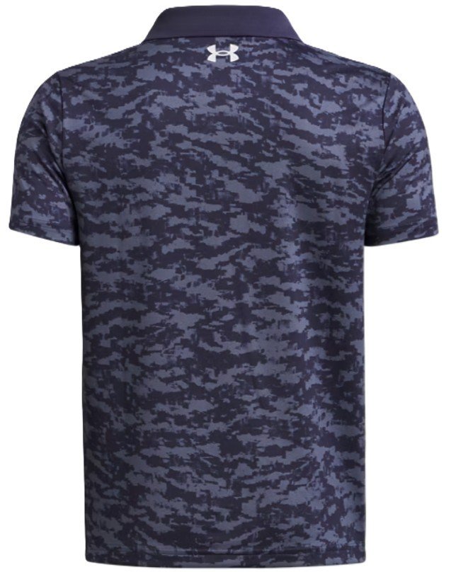 Under Armour Matchplay Printed dziecięce polo, midnight navy