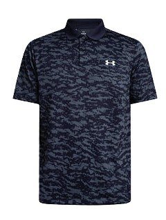 Under Armour Matchplay Printed męskie polo, midnight navy