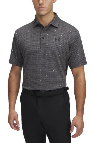 Under Armour Playoff 3.0 Printed męskie polo, castlerock