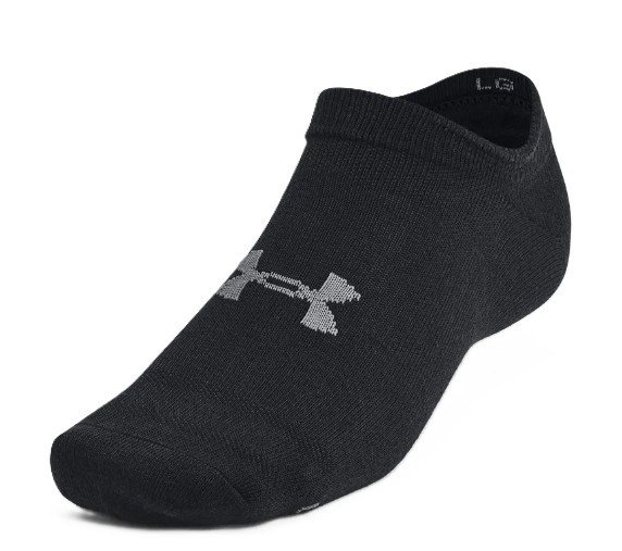Under Armour Essential No Show Unisex skarpety, 6par, czarne