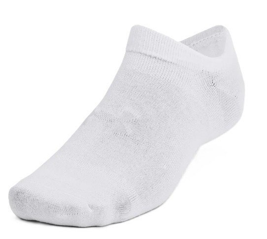 Under Armour Essential No Show unisex skarpety, 6par, białe