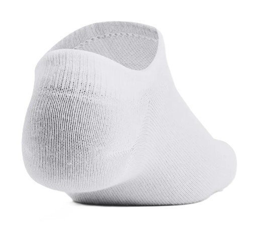 Under Armour Essential No Show unisex skarpety, 6par, białe