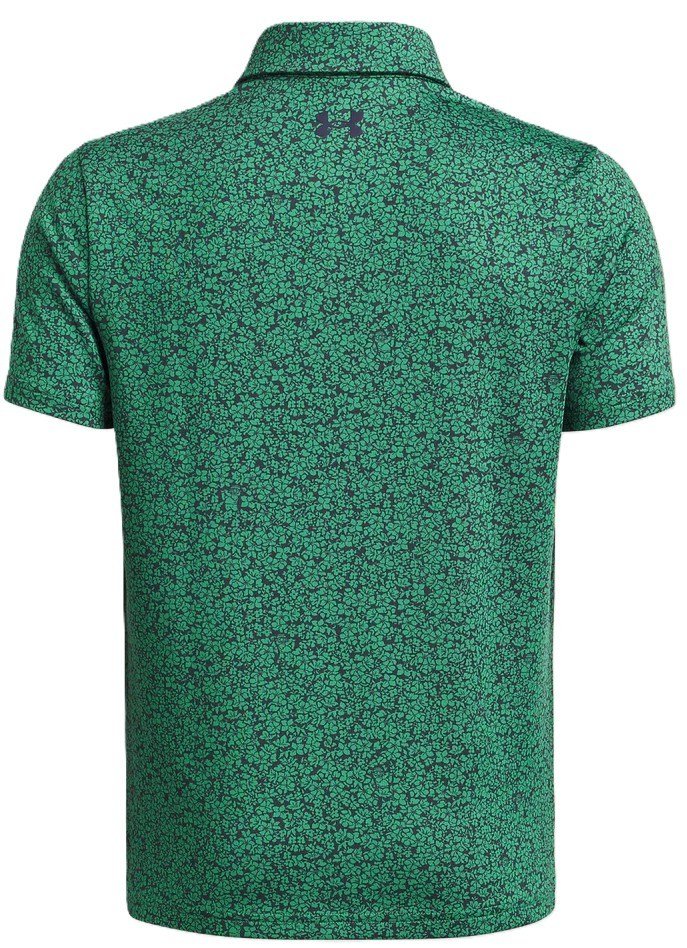 Under Armour Playoff Printed dziecięce polo, zielone