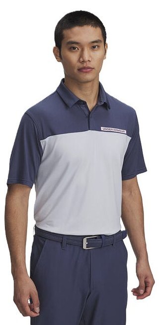 Under Armour T2G Color Block męskie polo, granatowo/szare