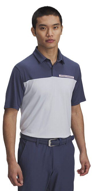 Under Armour T2G Color Block męskie polo, granatowo/szare