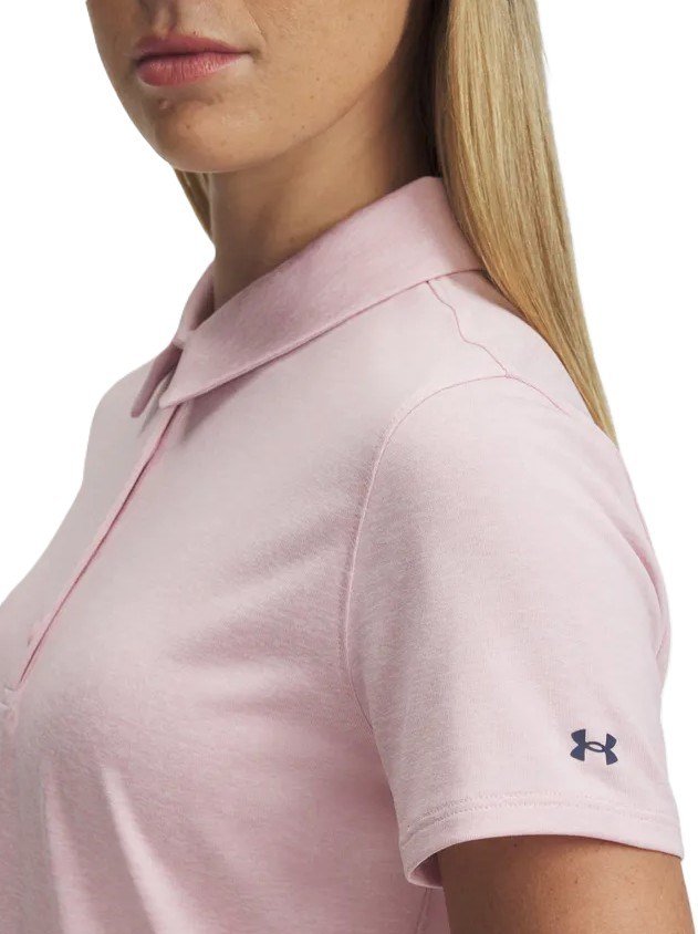 Under Armour Playoff SS damskie polo, różowe