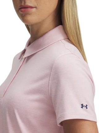 Under Armour Playoff SS damskie polo, różowe
