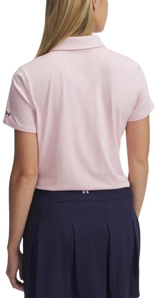 Under Armour Playoff SS damskie polo, różowe