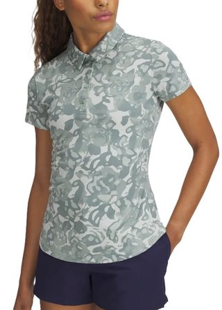 Under Armour Playoff 3.0 Printed damskie polo, silica green