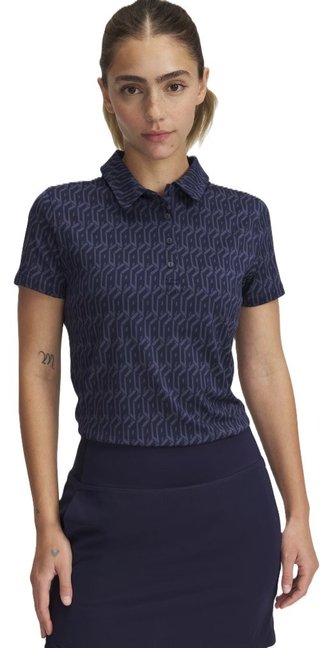 Under Armour Playoff 3.0 damskie polo, granatowe