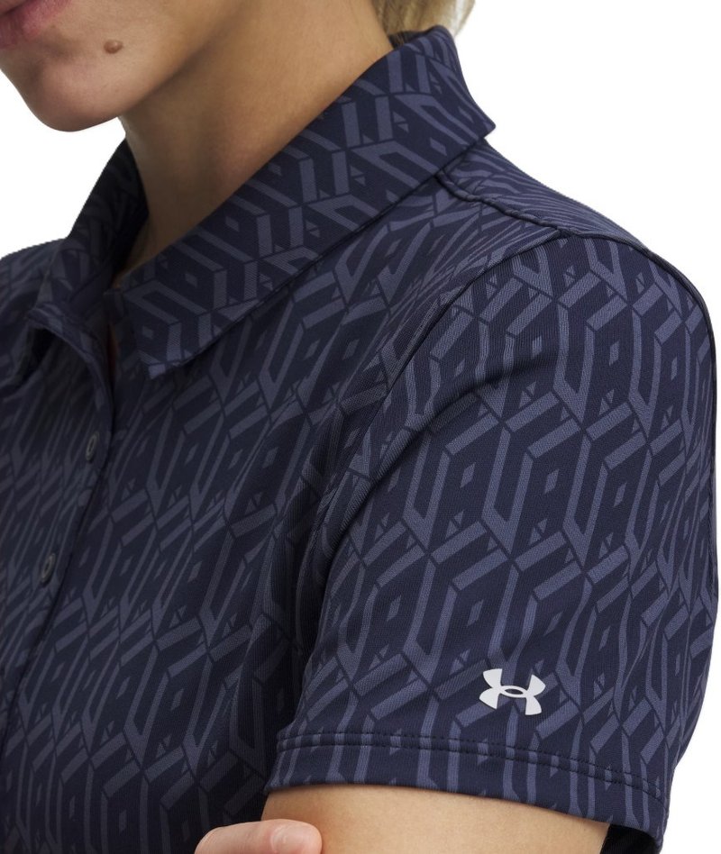 Under Armour Playoff 3.0 damskie polo, granatowe