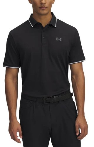 Under Armour Playoff 3.0 Rib męskie polo, czarne