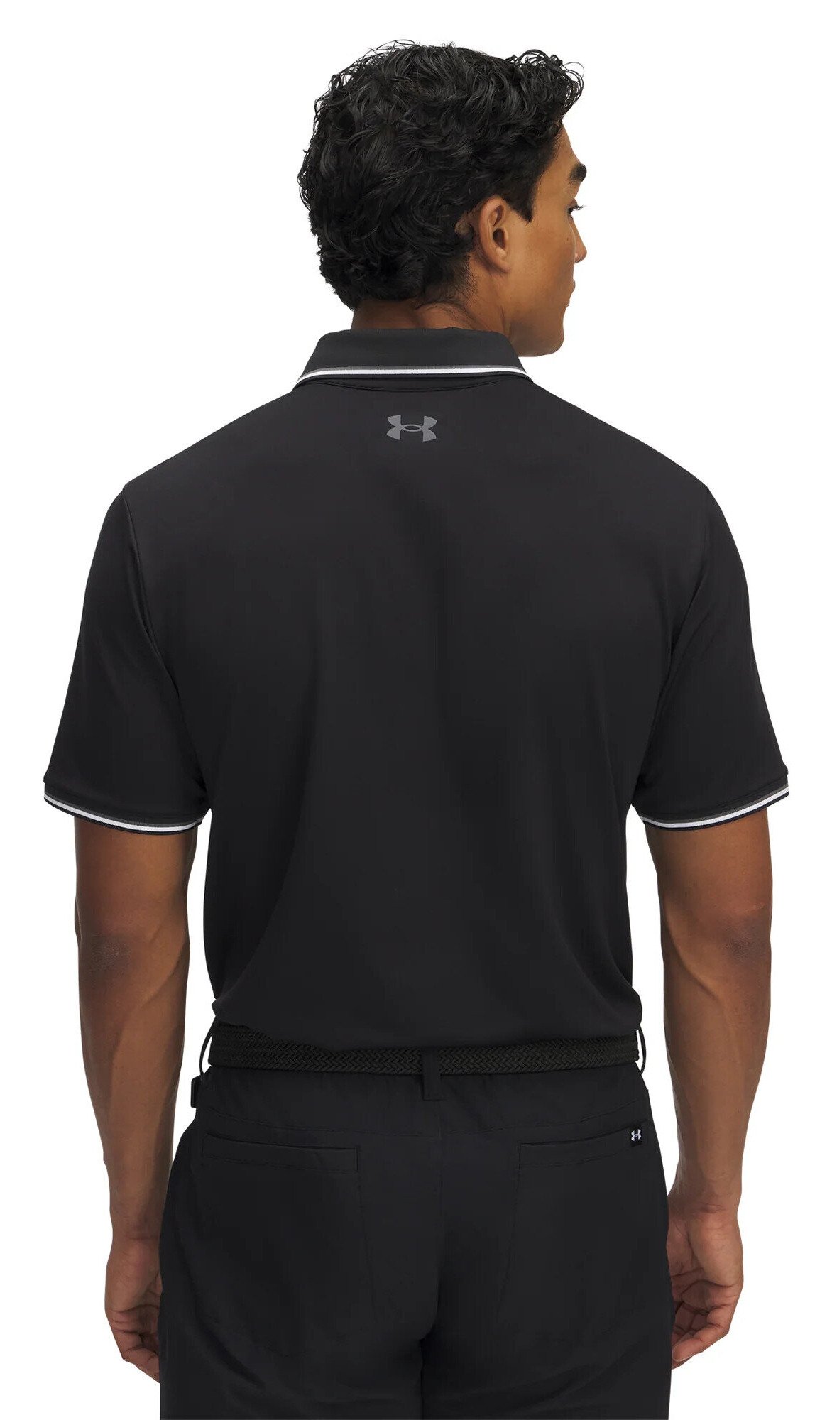 Under Armour Playoff 3.0 Rib męskie polo, czarne