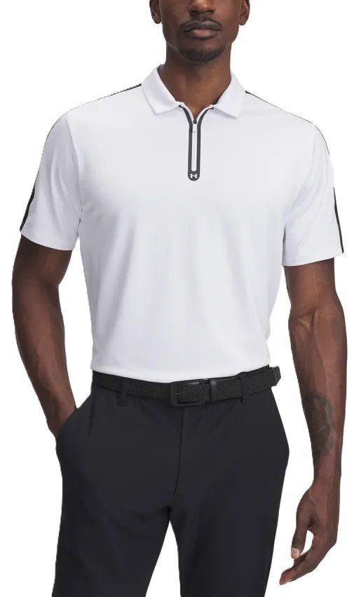 Under Armour Drive Zip męskie polo, białe
