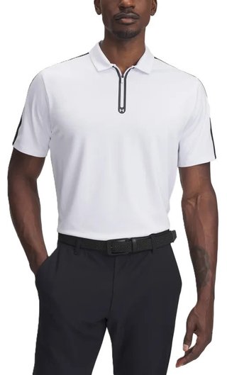 Under Armour Drive Zip męskie polo, białe
