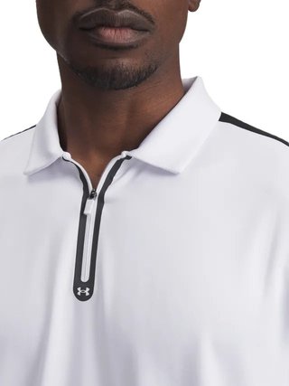 Under Armour Drive Zip męskie polo, białe