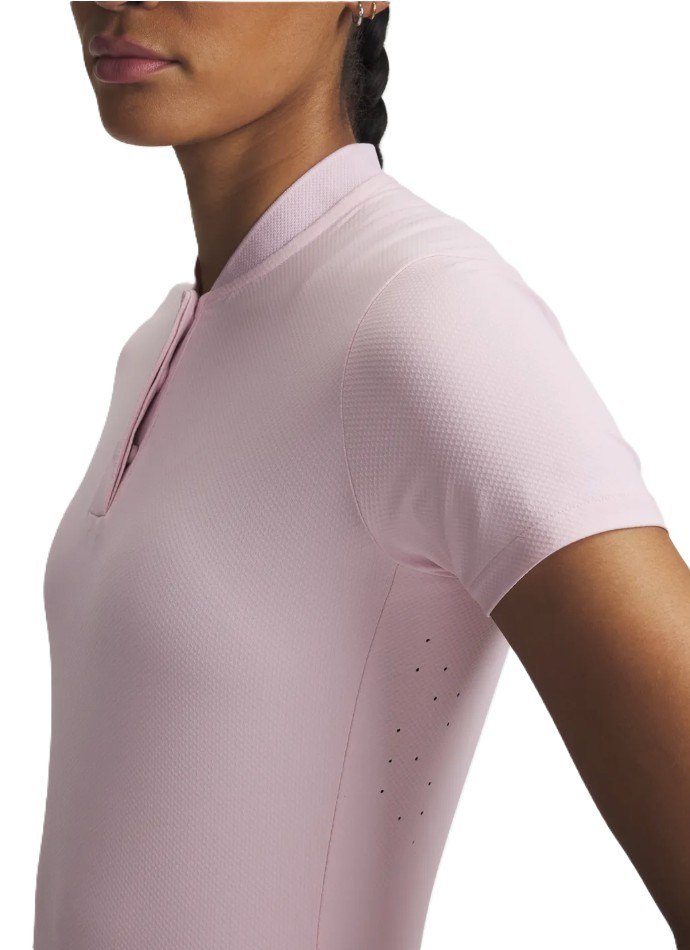 Under Armour Drive Chill SS damskie polo, różowe
