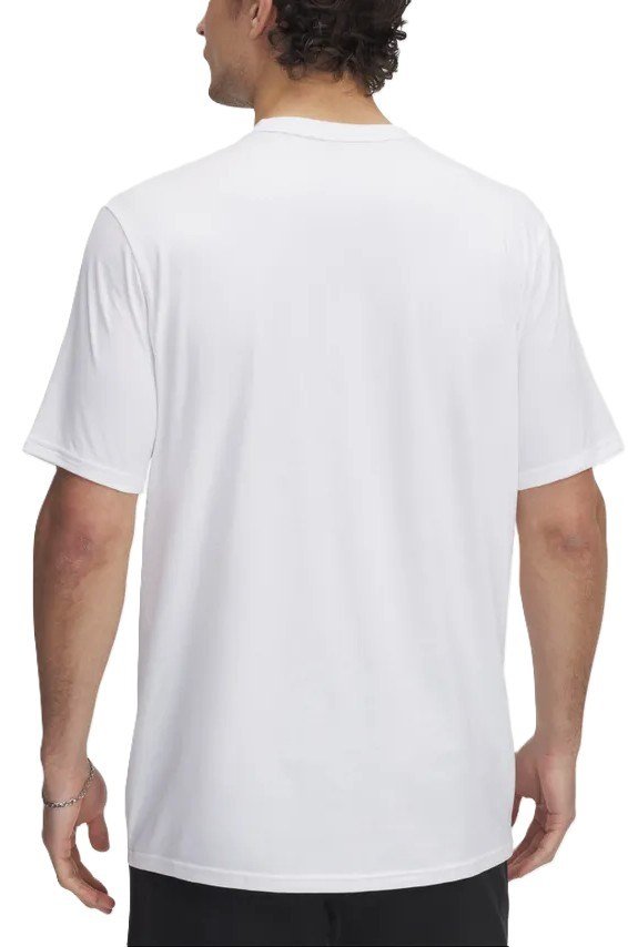 Under Armour M 60/40S Golf Open Up SS męski T-Shirt, biały