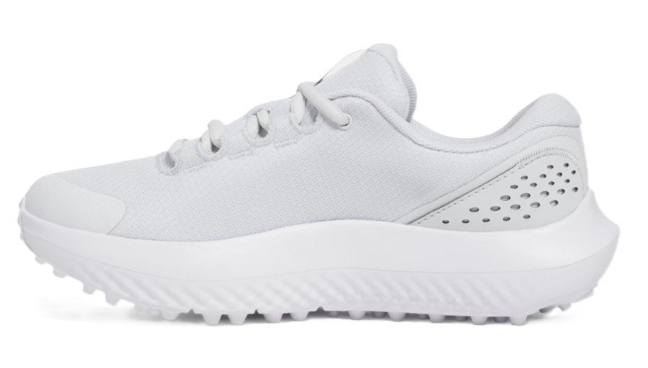 Under Armour Surge Golf damskie buty golfowe, distant gray/white/metallic silver