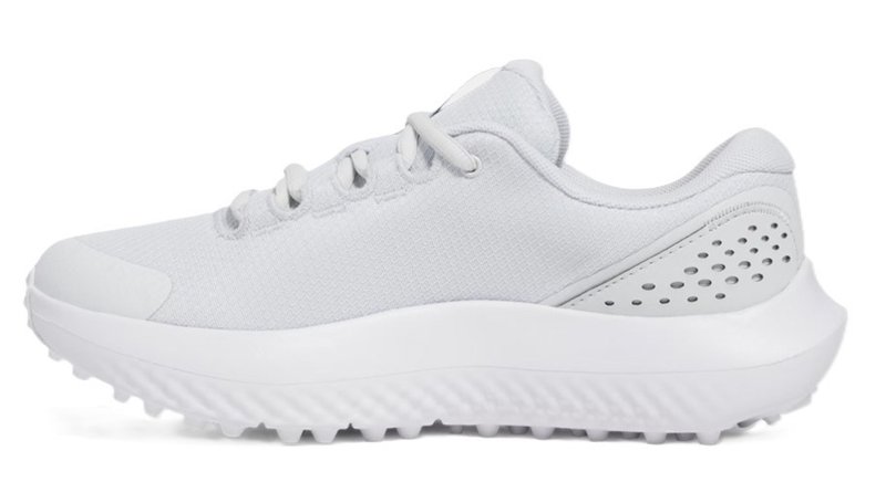 Under Armour Surge Golf damskie buty golfowe, distant gray/white/metallic silver