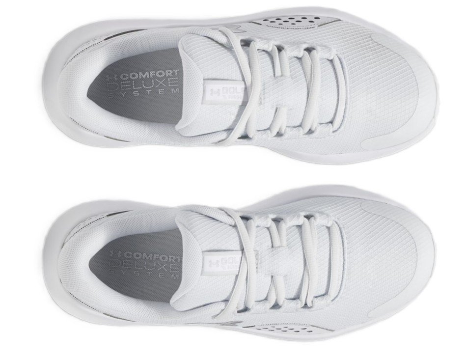 Under Armour Surge Golf damskie buty golfowe, distant gray/white/metallic silver