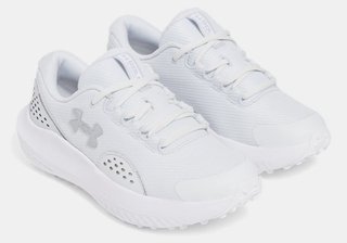 Under Armour Surge Golf damskie buty golfowe, distant gray/white/metallic silver