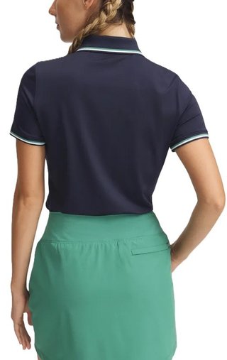 Under Armour Drive SS Rib damskie polo, granatowe