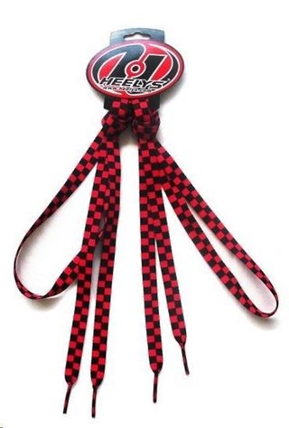 Heelys laces 3173, black/red