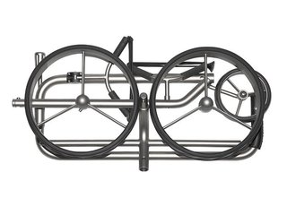 JuCad Titan 3-wheeled wózek golfowy + torba