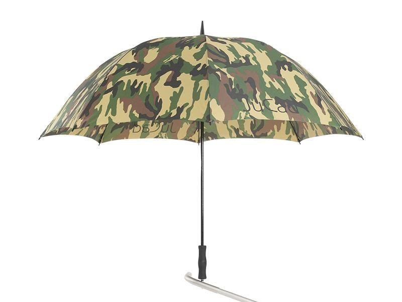 JuCad Golf Umbrella 68" parasol z kołkiem pin, camouflage