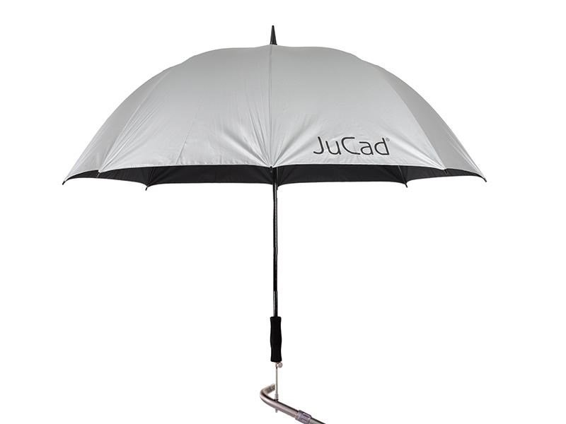 JuCad telescopic parasol golfowy 68" z kołkiem, UV silver