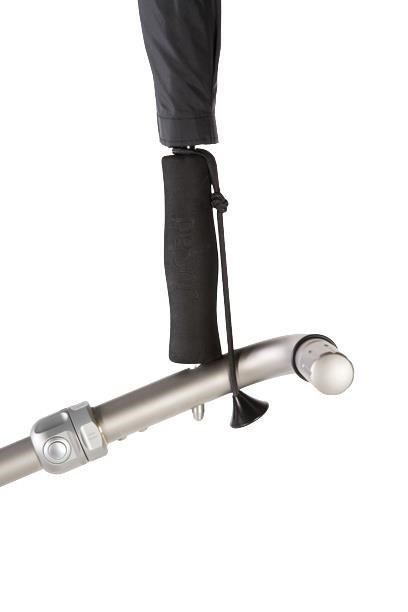 JuCad telescopic parasol golfowy 68" z kołkiem, UV silver