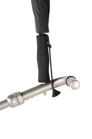 JuCad telescopic parasol golfowy 68" z kołkiem, UV silver