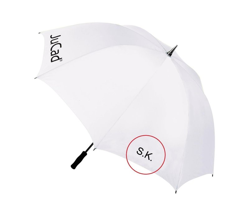 JuCad telescopic parasol golfowy 68" z kołkiem, UV silver