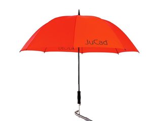 JuCad teleskopowy parasol golfowy 68" z pinezką, czerwony