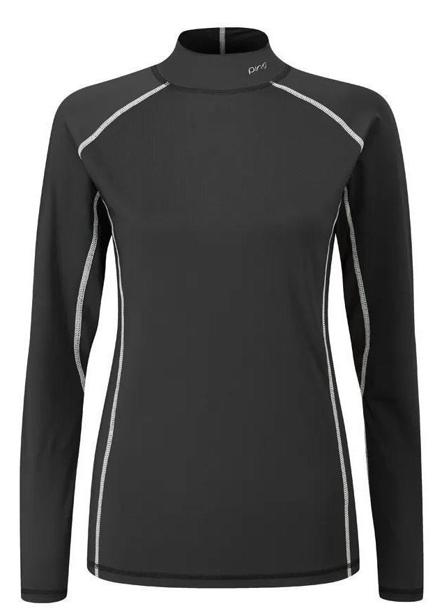 Ping Britney damski T-shirt funkcjonalny, czarny