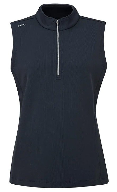 Ping Lyla half zip damska kamizelka, granatowa
