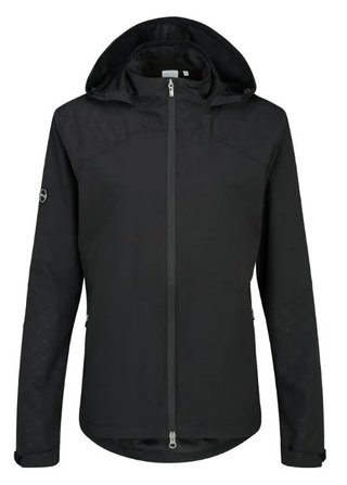 Ping Milli Hooded damska waterproof kurtka, czarna