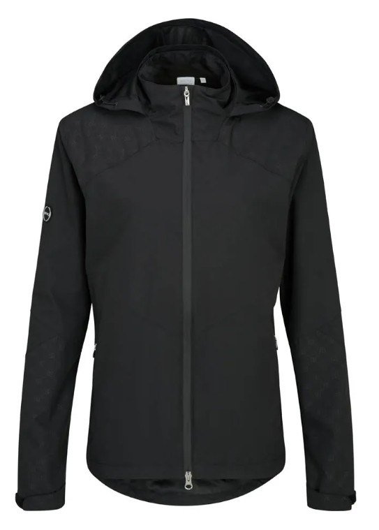 Ping Milli Hooded damska waterproof kurtka, czarna