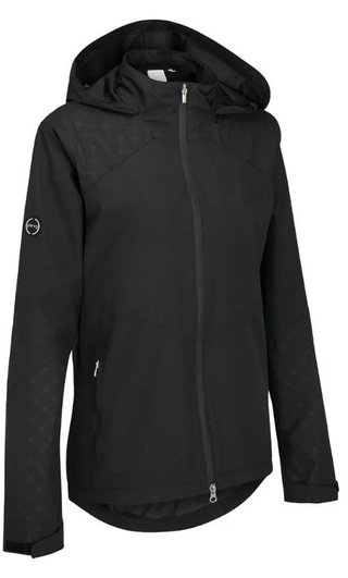 Ping Milli Hooded damska waterproof kurtka, czarna