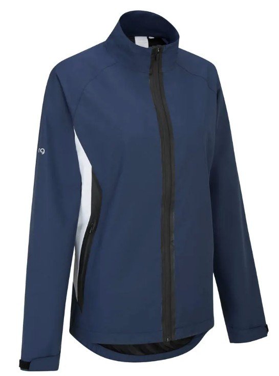 Ping Stevie waterproof damska kurtka, niebiesko/biała