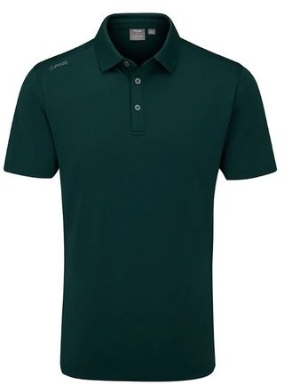 PING Lindum męskie polo, zielone
